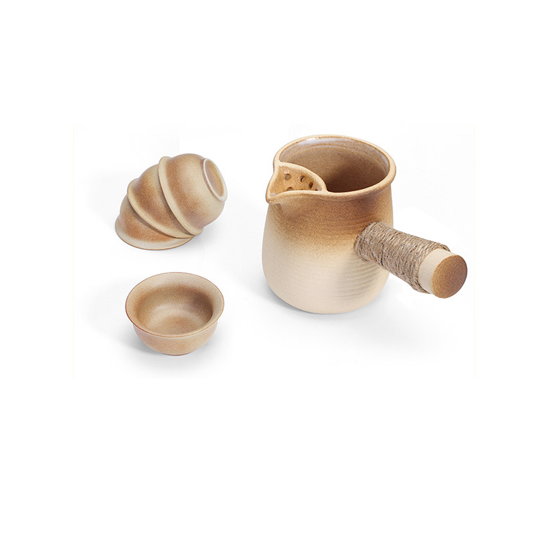 骆驼（CAMEL） 174BJ35736 茶壶:1个&杯子:4只 围炉煮茶茶杯套装  浅咖色（单位：套）