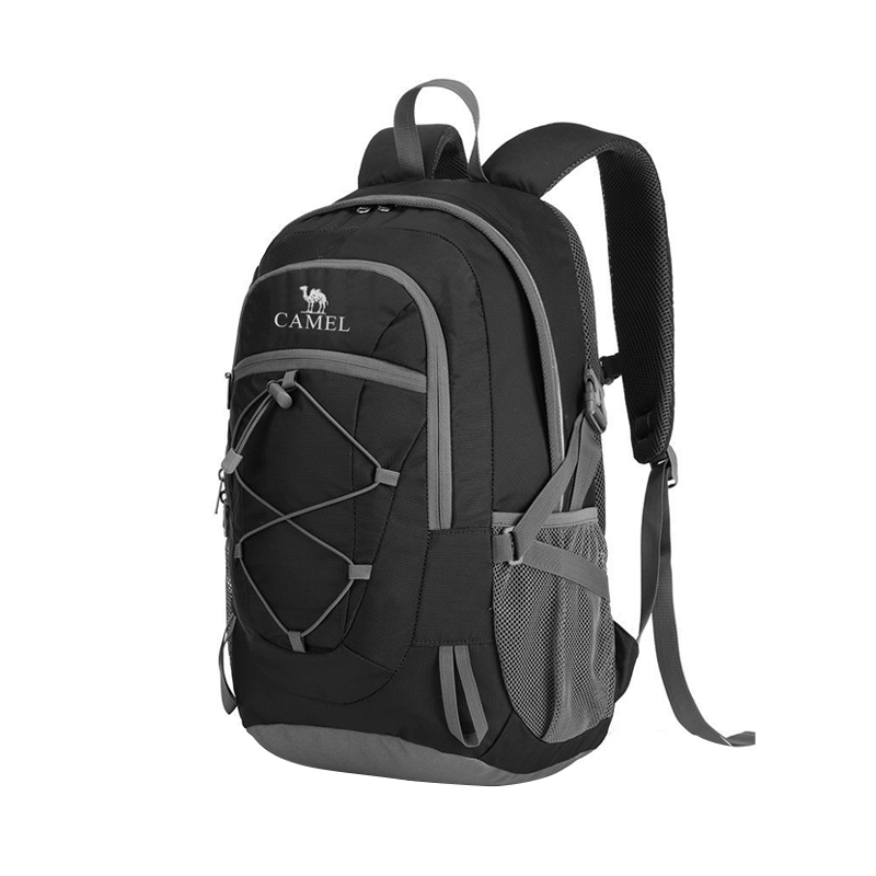 骆驼（CAMEL） 574D789628 容量30L 户外双肩包 黑色（单位：个）