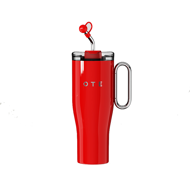 OTE Raincolor-T1 1200ml 意式复古保温冰霸杯  红色（单位：个）