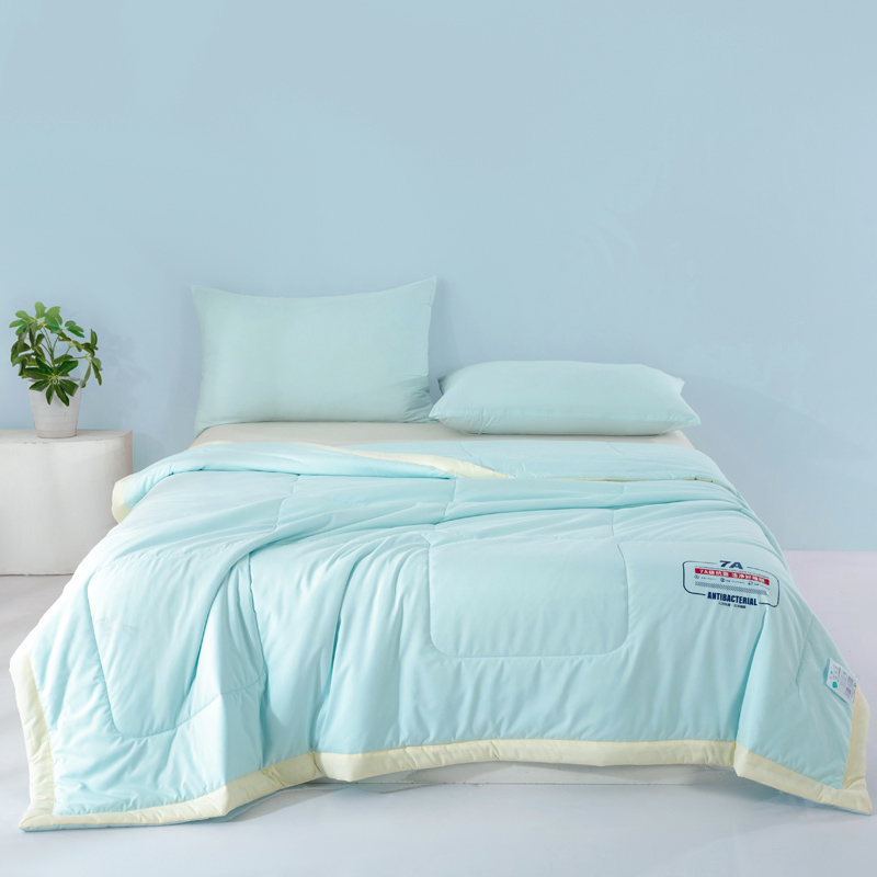 樵纪 7A 单人被 7A抗菌冰柔奶皮夏被 150x200cm 蓝色（单位：床）