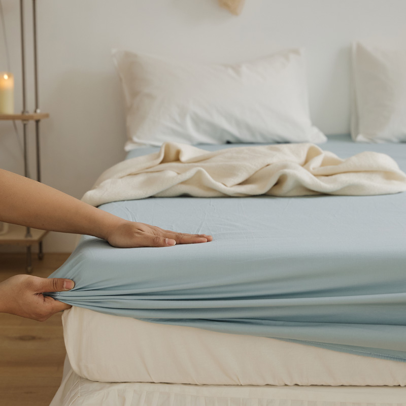 樵纪 13870 180x200x30cm 40支全棉水洗棉床笠 星蓝色（单位：床）