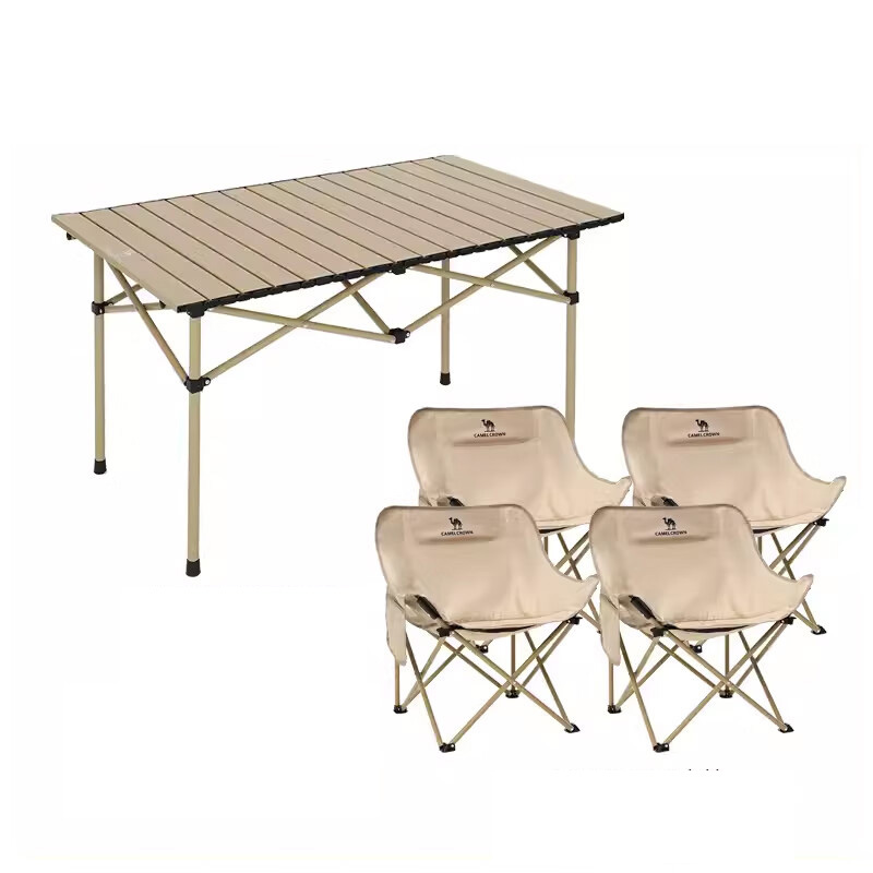 骆驼（CAMEL） B2JYTC1110 一桌四椅 便携式折叠桌椅 混色（单位：套）