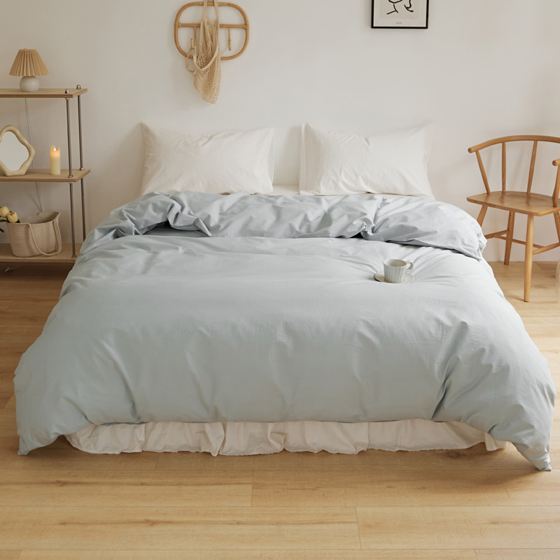 樵纪 13870 200x230cm 40支全棉水洗棉被套 蓝色（单位：床）