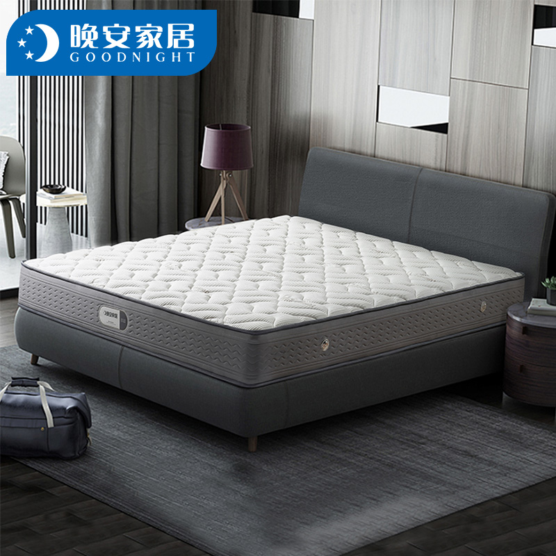 晚安/GOODNIGHT WGD39 1.8米 五区独立弹簧晚安床垫 钢琴白（单位：床）