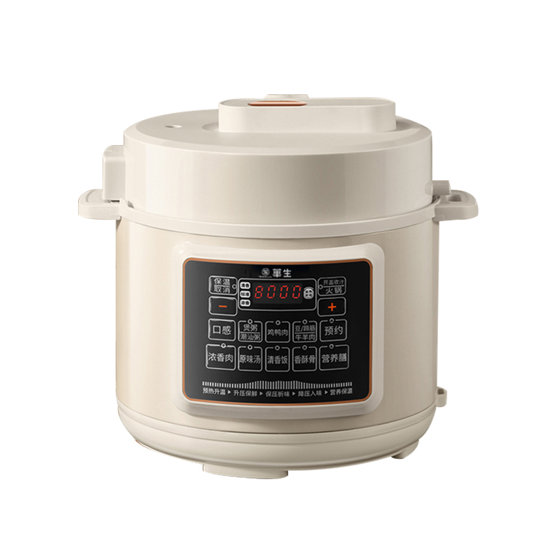 华生（Wahson） QT-X250H 5L 电压力锅 白色（单位：个）