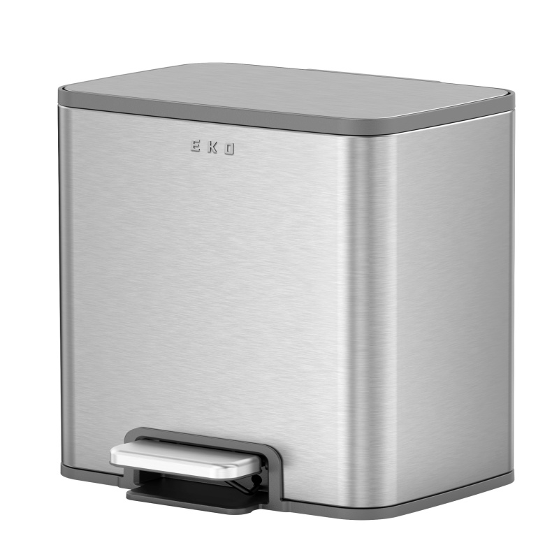 EKO 厨房垃圾桶家用大号 EK9161MMT-11L 11L 雅钢（单位：个）