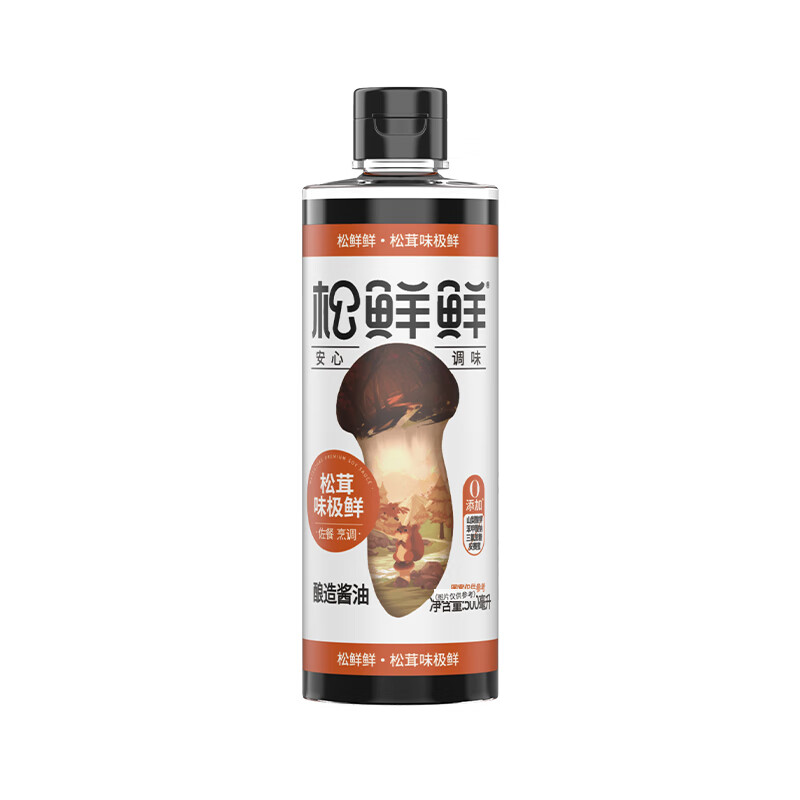 松鲜鲜 松茸味极鲜 500ml*2 松鲜鲜松茸味极鲜 黑色（单位：组）