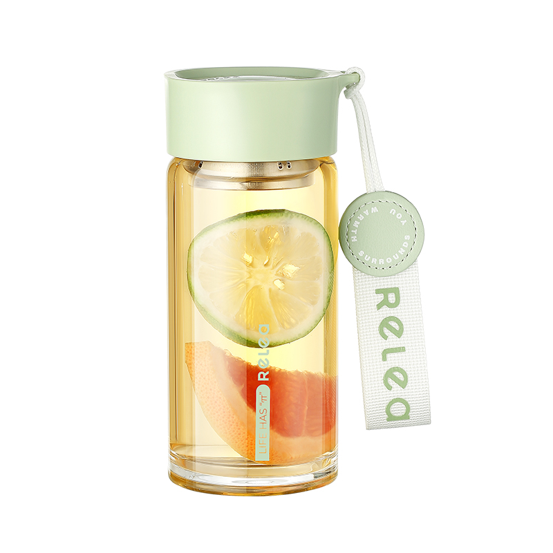 物生物（RELEA） JV012335-0450-VS00 450ML 漾诗玻璃杯  浅苍绿（单位：个）