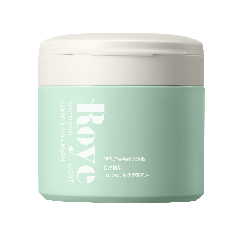 若也（Roye） 清洁控油型 200g*1罐 轻盈舒爽头皮洁净霜  绿色（单位：罐）