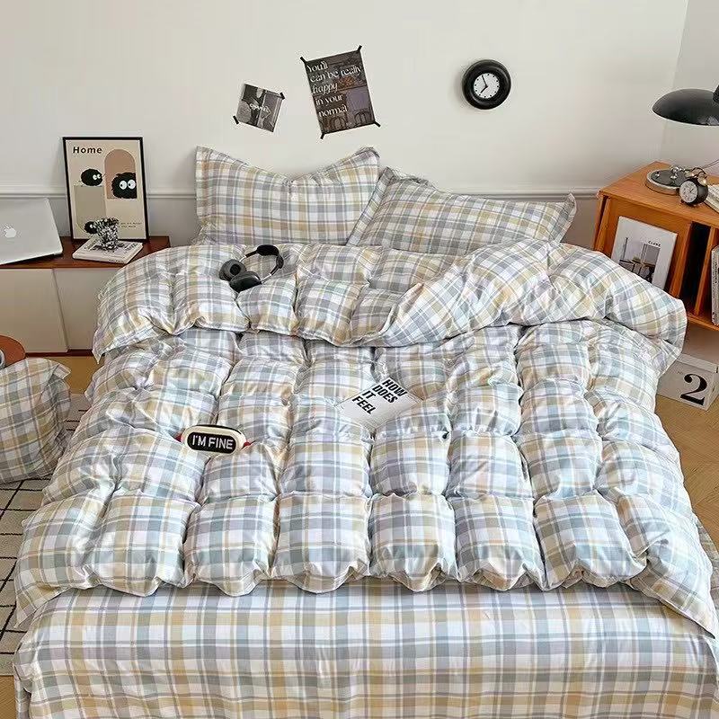 紫韵 &ldquo;简爱&rdquo;质朴四件套 ZY-TJ1771 被套：200*230CM*枕套：4 拿铁色（单位：套）