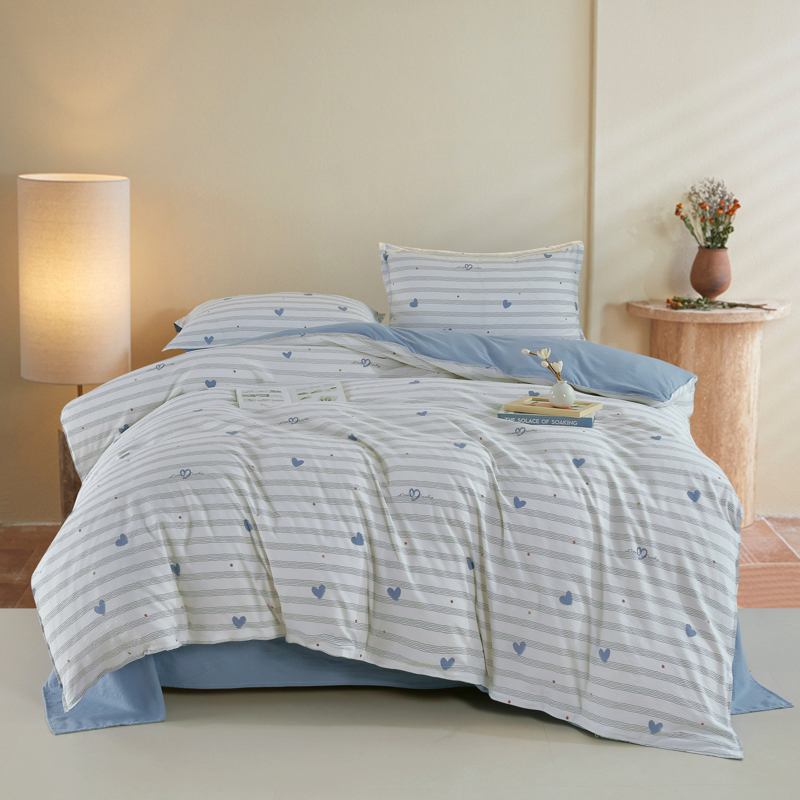 紫韵 &ldquo;心动时刻&rdquo;四件套 ZY-TJ1778 被套：200*230CM 宝石蓝（单位：套）