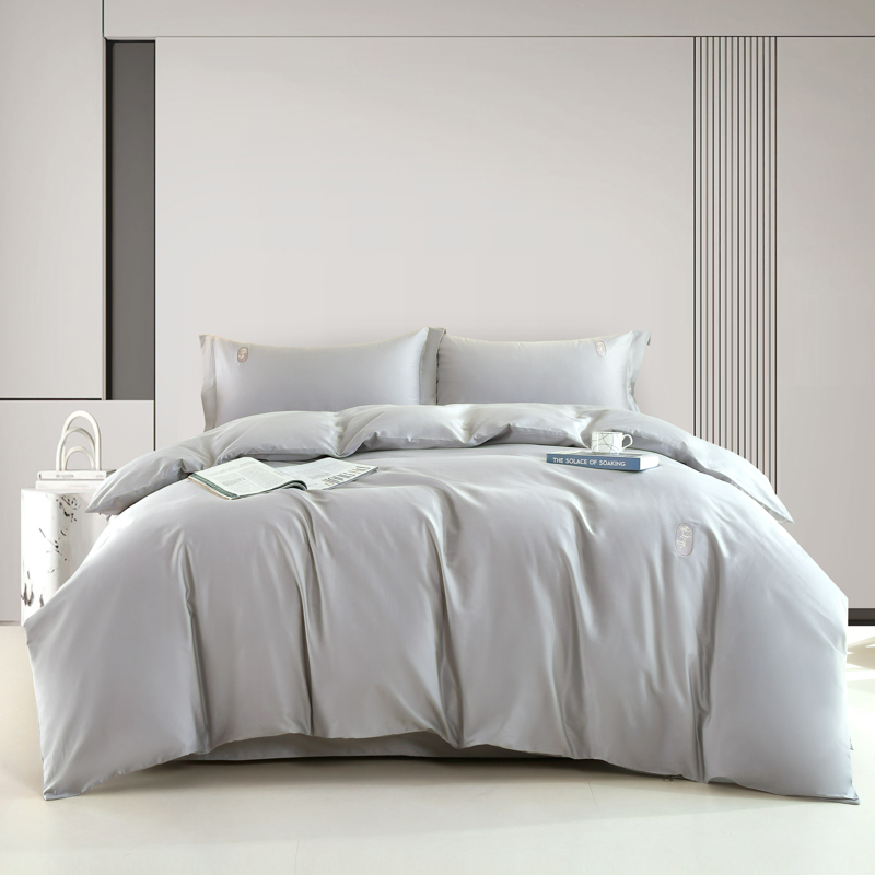 紫韵 柏林时代全棉四件套 ZY-TJ1773 被套：200*230CM 珍珠灰（单位：套）