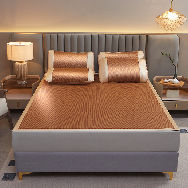 紫韵 沁凉生态藤席三件套  ZY-BT1791 150&times;200CM 咖啡色（单位：套）