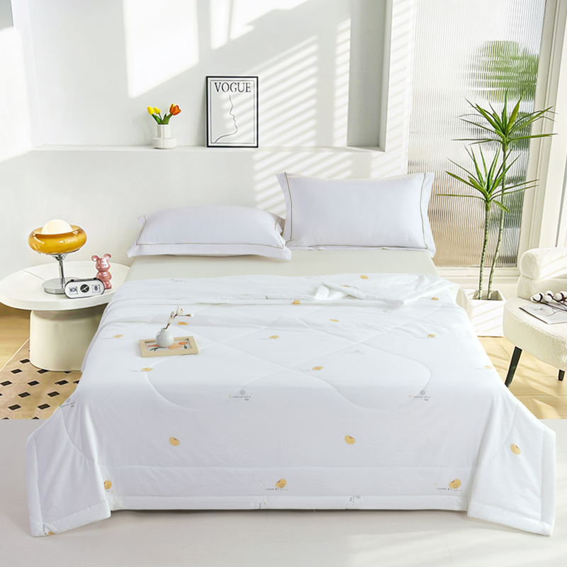 雅鹿 YLB2563 200*230cm 雅鹿云柔大豆蛋白夏被 白色 钢琴白（单位：床）