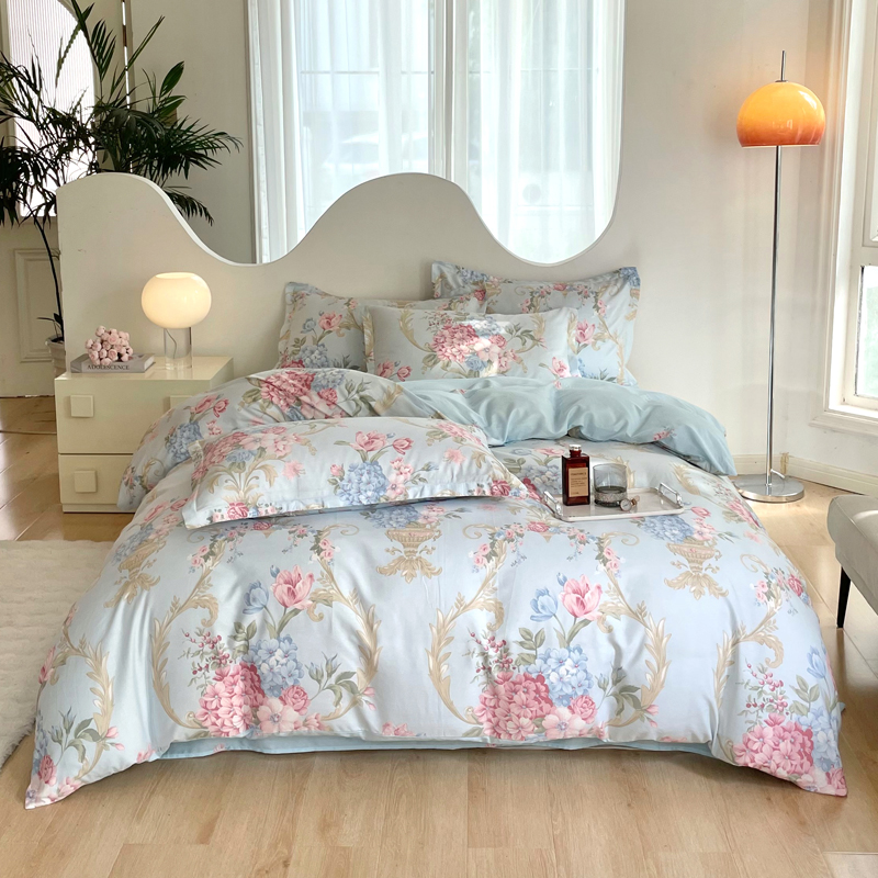 雅鹿 YLTJ065 200*230cm 全棉印花亲肤四件套 200*230cm 罗浮花梦（单位：床）