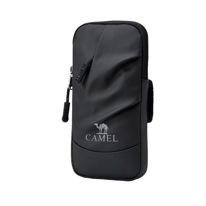 骆驼（CAMEL） 574C635602 重量约64g 户外运动骑行臂包  经典黑（单位：个）