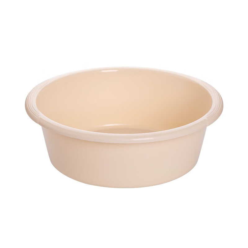 茶花（CHAHUA） 脸盆 大号加厚 36cm*1 米黄色（单位：个）