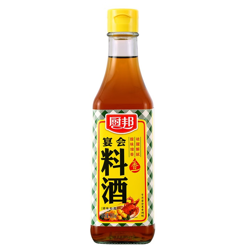 厨邦 宴会料酒 500ml 味美鲜醇 黄色（单位：瓶）