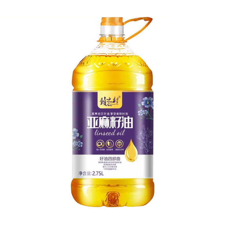 赣之村 亚麻籽油 2.75L 物理冷压榨一级 2.75L/瓶 混色（单位：瓶）