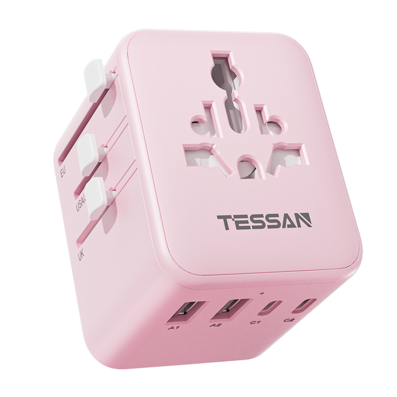霆圣 TS-WTA11-PK 17W 国际旅行转换器  粉色（单位：个）