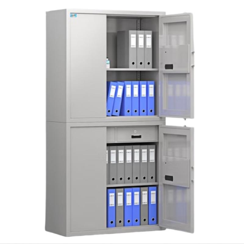 虎牌 加厚钢板 1850*900*400mm 厚板保密性强售后无忧 灰色（单位：台）