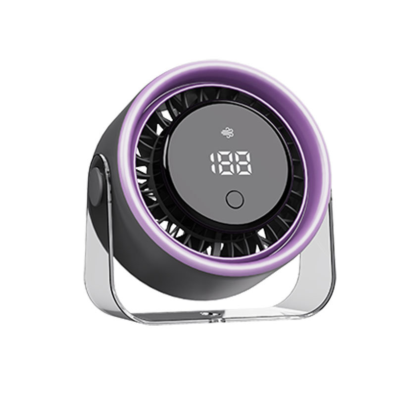 艾美特（AIRMATE） AH30 4000毫安 桌面循环扇 紫色（单位：台）