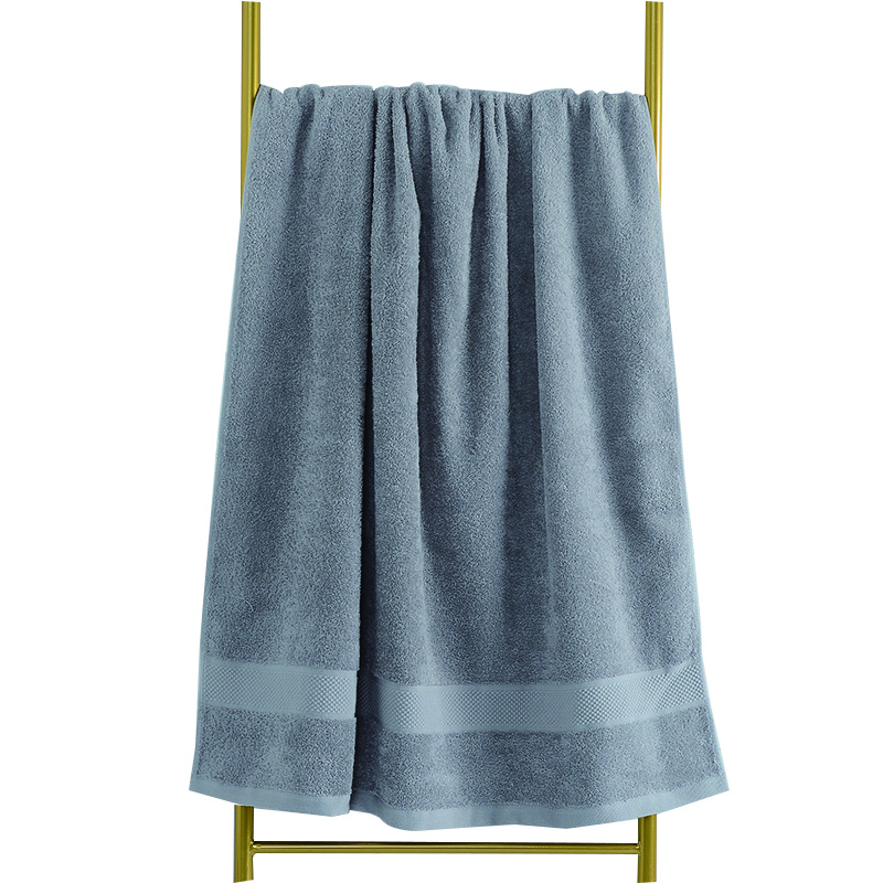 洁丽雅（Grace） W0539 70*140cm 纯棉浴巾 灰色（单位：条）