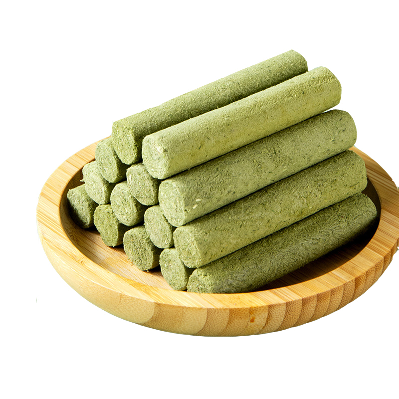 灵宠物语 猫狗零食 300g 即食冻干猫草棒 灰绿色（单位：桶）
