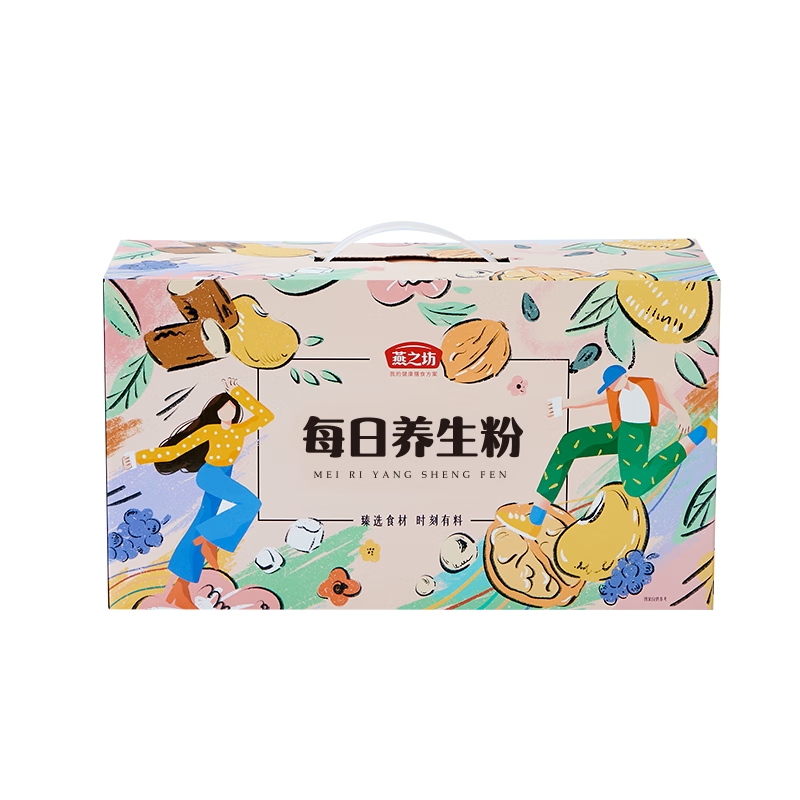 燕之坊 30日五谷物粉 960g 食品礼盒 粉色（单位：盒）