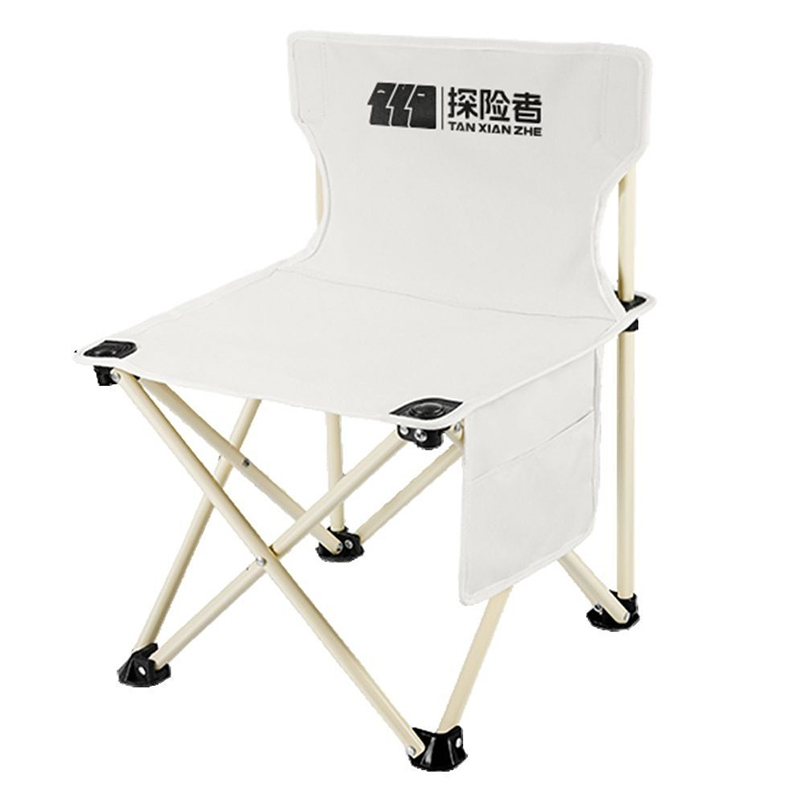 探险者（TAN XIAN ZHE） TXZ-HB-7563 39*39*65cm 折叠便携椅 白色（单位：把）