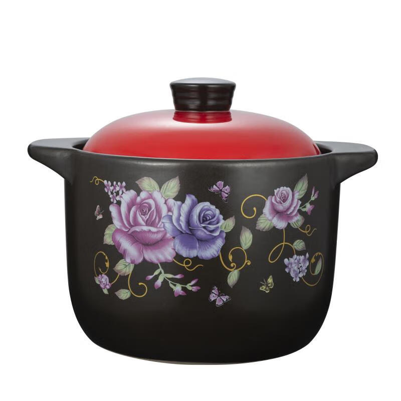 康厨亚 KX6908 23cm，5L 养生陶瓷煲 黑色（单位：个）