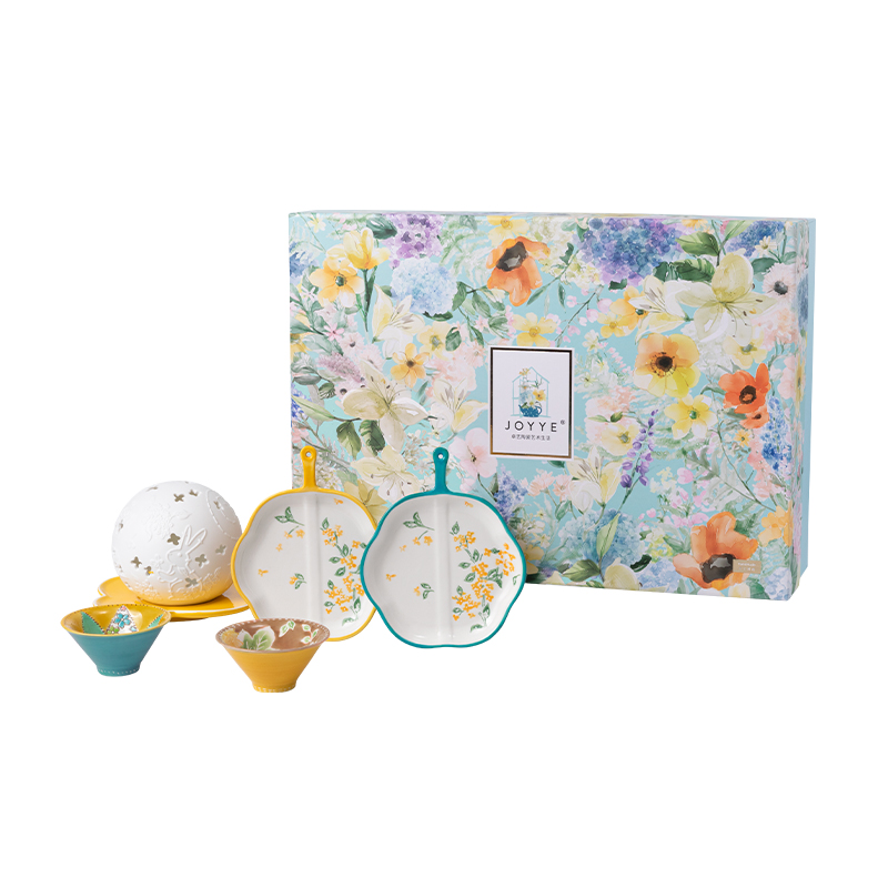 JOYYE 茶具套装 套6小圆满艺术瓷礼 6件套 混色（单位：套）