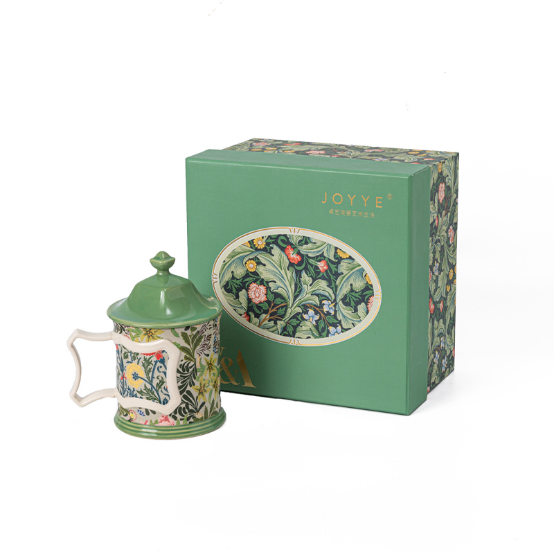 JOYYE 单品威廉&middot;莫里斯杯 325ml 陶瓷马克杯 花荫（单位：套）
