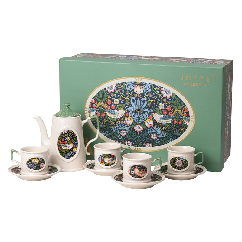 JOYYE 套9威廉&middot;莫里斯茶具套装 9件套 茶具套装 草莓小偷（单位：套）