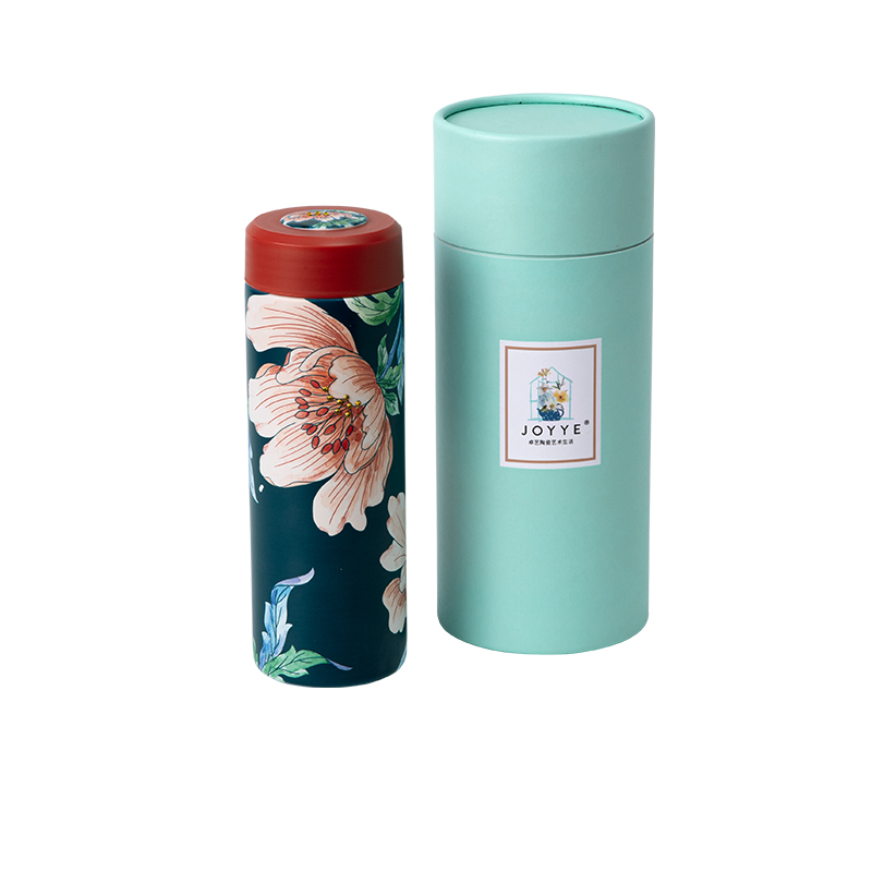 JOYYE 陶花缘保温杯 200ml 高温陶瓷内胆 锦瑟华年（单位：个）