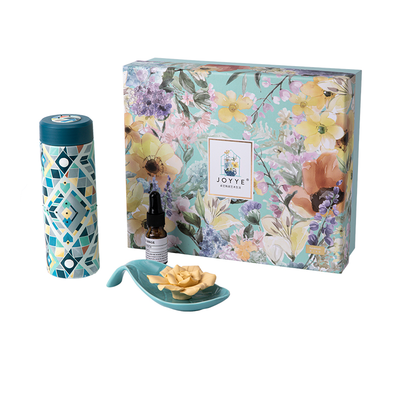 JOYYE 陶花缘香栀芳疗礼盒 3件套 保温杯套装 自由之光（单位：套）