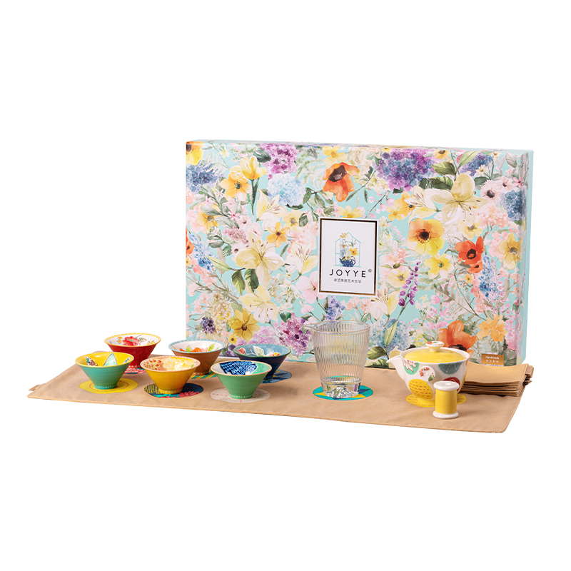 JOYYE 套16布衣情茶具套装 16件套 茶具套装 混色（单位：套）