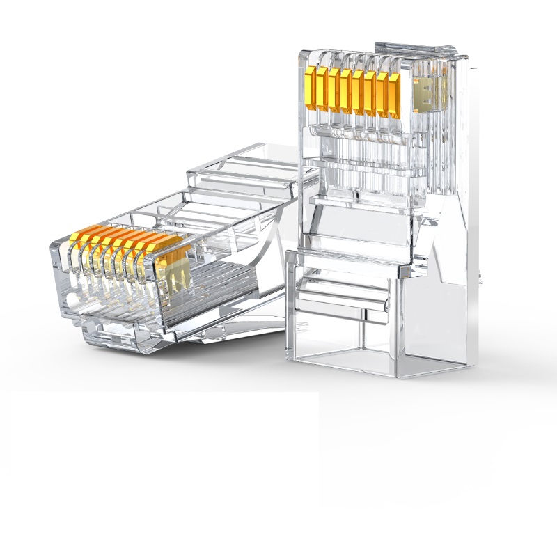 绿联（UGREEN） 6类千兆网络接头 50个 六类网线水晶头 透明色（单位：包）