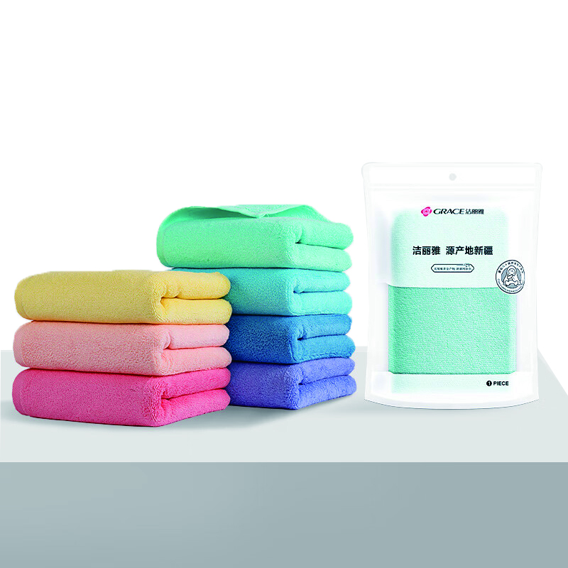 洁丽雅（Grace） 兰亭序毛巾 W1783 76*35cm/110g 混色（单位：袋）