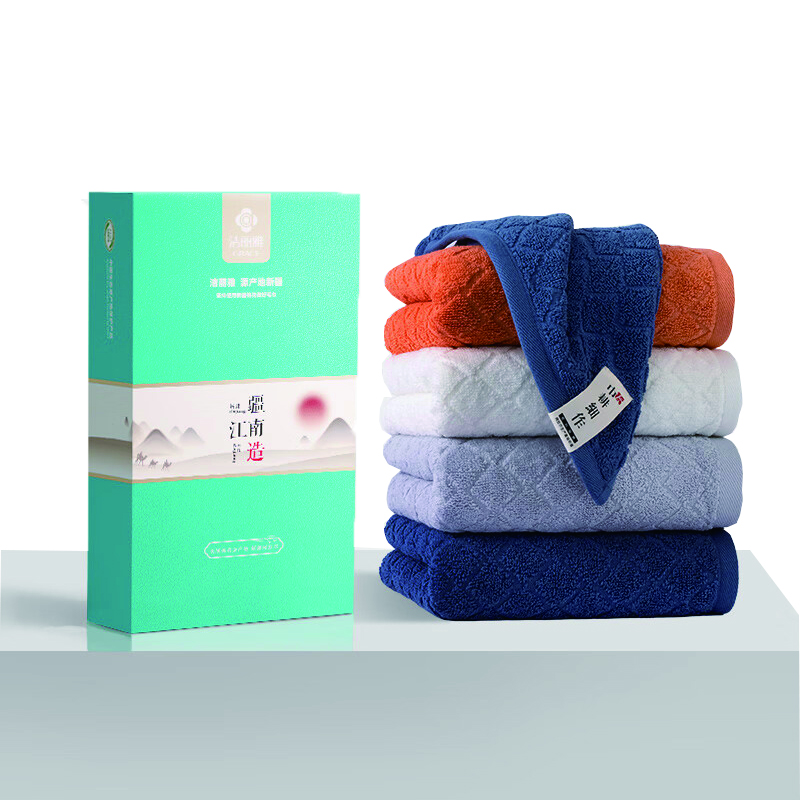 洁丽雅（Grace） 青古面巾 W1127 74*34cm*100g 混色（单位：盒）