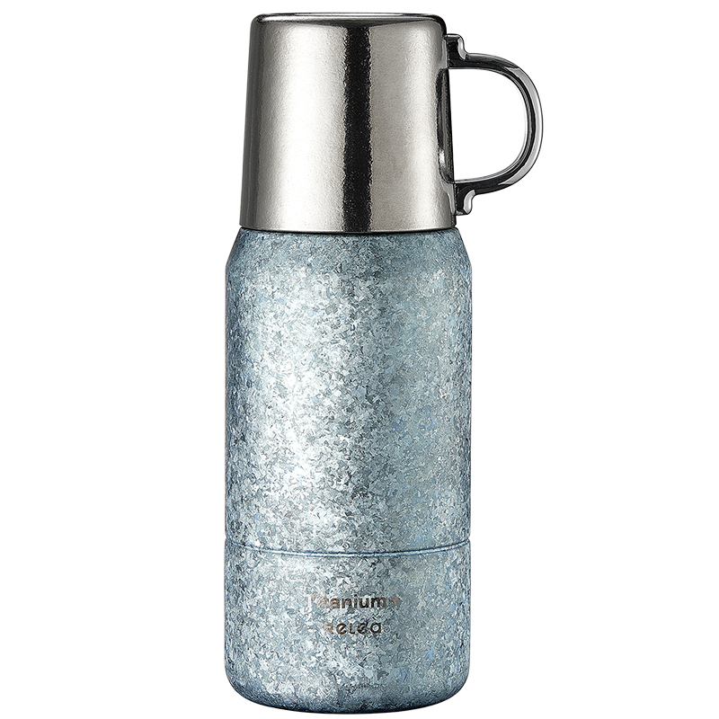 物生物（RELEA） 格调纯钛保温杯+皮质杯套 JV012484-0550-LS00 550ML  明日蓝（单位：个）
