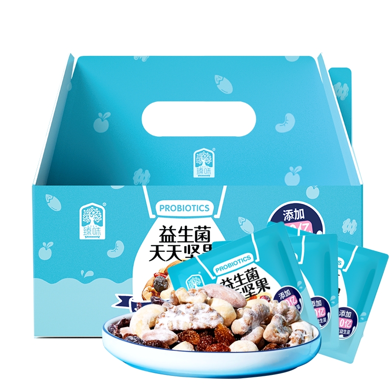 臻味 每日坚果益生菌 20袋540g 每日坚果益生菌 蓝色（单位：盒）