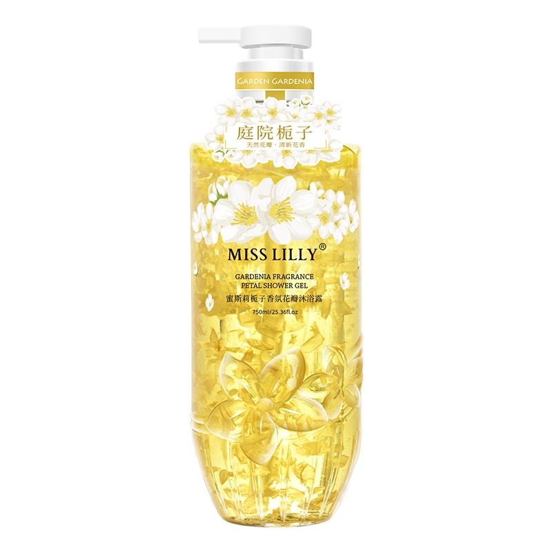 蜜斯莉 MISS LILLY 栀子香氛花瓣 750ml 天然花瓣清爽留香 黄色（单位：瓶）