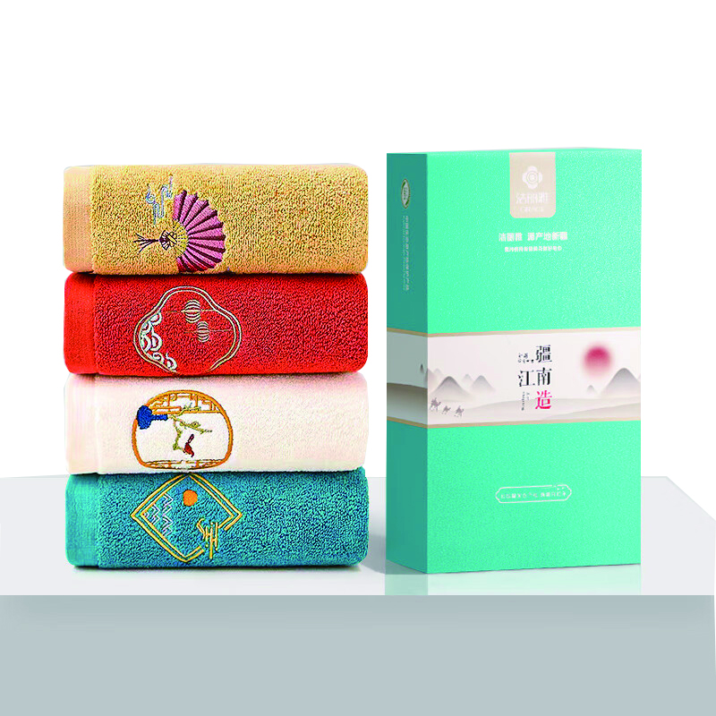 洁丽雅（Grace） 西子面巾 W2927 74*34cm*100g 混色（单位：盒）