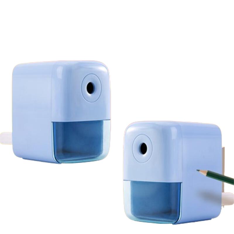 得力(deli) 可自动进笔 52*61*76mm 削笔机 蓝色（单位：个）