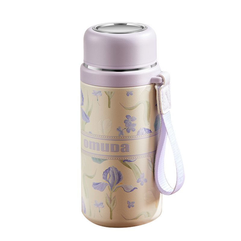 欧美达（omuDa） OSB19 360ml  真空随手保温杯 紫色（单位：个）