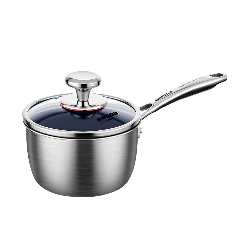 欧美达（omuDa） TIN16 16cm 内胆纯钛奶锅 不锈钢色（单位：个）