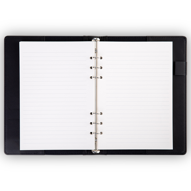 得力(deli) 万用手册皮面本 22287 210mm*145mm-100张 黑色（单位：本）