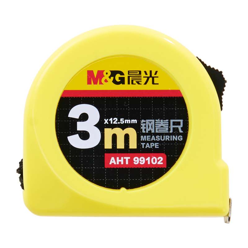 晨光（M&G） AHT99102 3m 3m锁定钢卷尺 黄色（单位：个）
