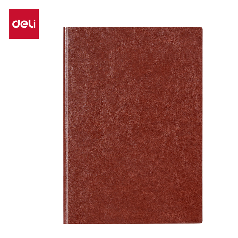 得力(deli) 6900-16 16K-80张 皮面本  棕色（单位：本）